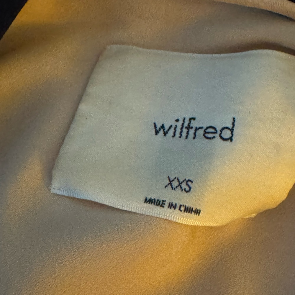 Wilfred navy double breasted blazer size xxs - Picture 8 of 15